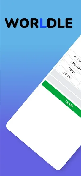 Worldle - Guess the Country (Ворлдле) [МОД Много денег] APK Android Screenshot 1