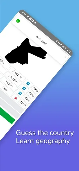 Worldle - Guess the Country (Ворлдле) [МОД Много денег] APK Android Screenshot 2