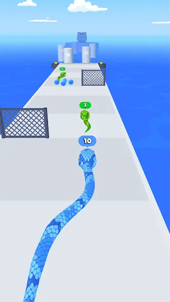 Snake Run Race・3D Running Game (Снейк Ран Рейс) [МОД Все открыто] APK Android Screenshot 1