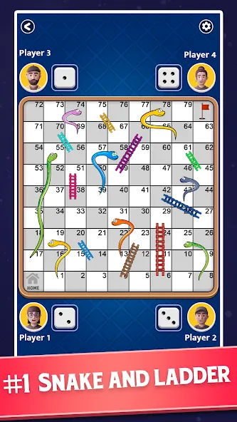 Snakes and Ladders - Ludo Game (Змеи и лестницы) [МОД Все открыто] APK Android Screenshot 2