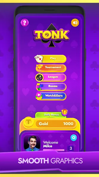 Tonk - Classic Card Game (Тонк) [МОД Unlocked] APK Android Screenshot 2