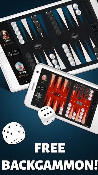Backgammon Offline [МОД Все открыто] APK Android Screenshot 2