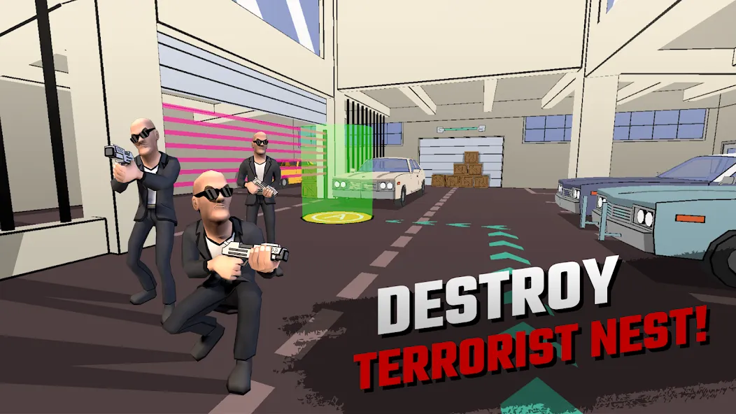 FPS Shooter game: Miss Bullet [МОД Бесконечные монеты] APK Android Screenshot 1