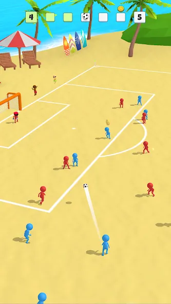 Super Goal: Fun Soccer Game (Супер Гол) [МОД Unlocked] APK Android Screenshot 2