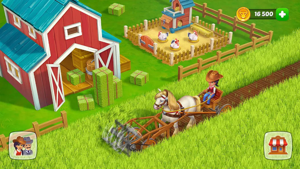 Wild West: Farm Town Build (Уайлд Вест) [МОД Unlocked] APK Android Screenshot 3