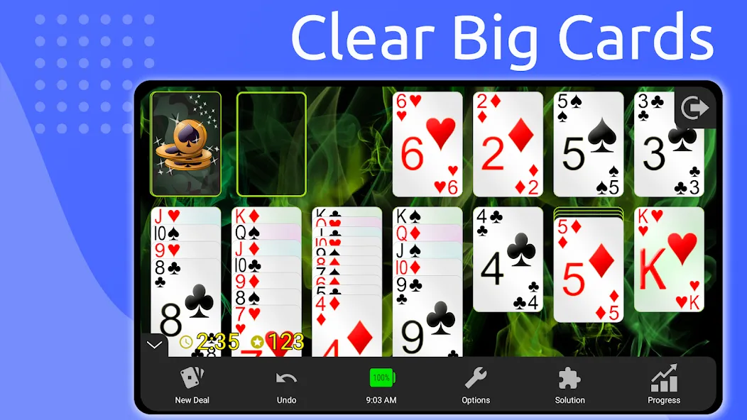 Solitaire [МОД Бесконечные монеты] APK Android Screenshot 3