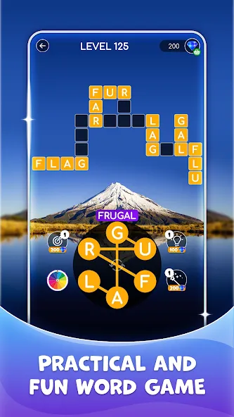 Calming Crosswords Word Puzzle [МОД Mega Pack] APK Android Screenshot 4