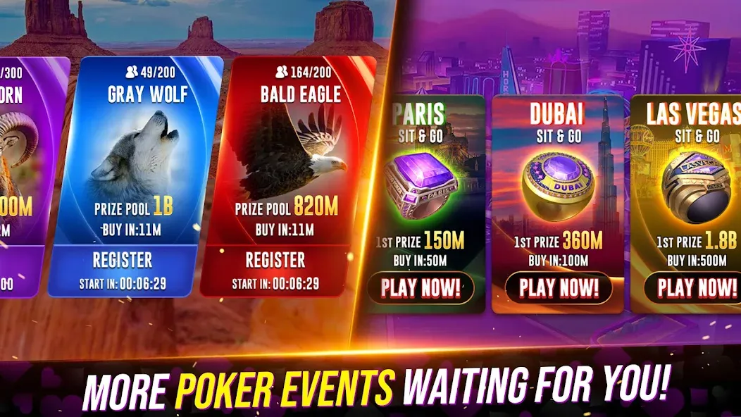 Poker Fever - Win your Fame (Покер Клаш) [МОД Меню] APK Android Screenshot 5