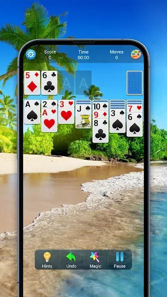 Solitaire, Klondike Card Games [МОД Много денег] APK Android Screenshot 4