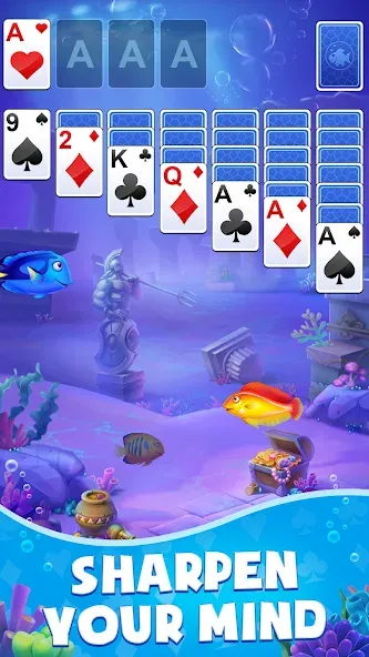 Solitaire: Fish Master (Солитер) [МОД Много денег] APK Android Screenshot 2
