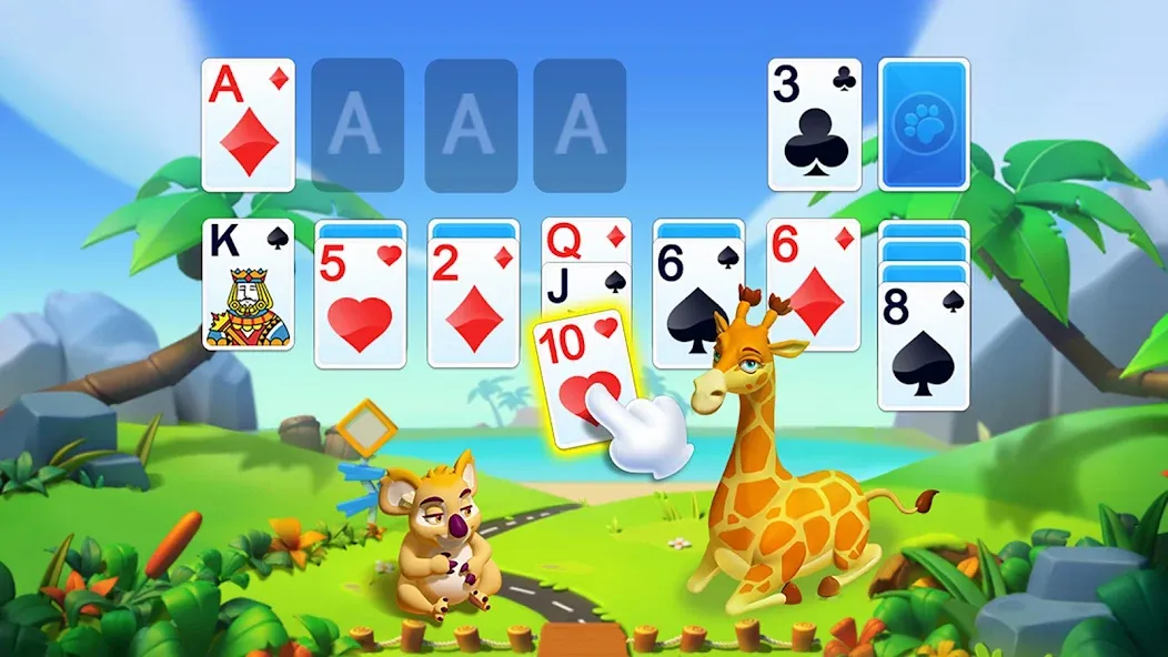 Solitaire - Wild Park [МОД Меню] APK Android Screenshot 2