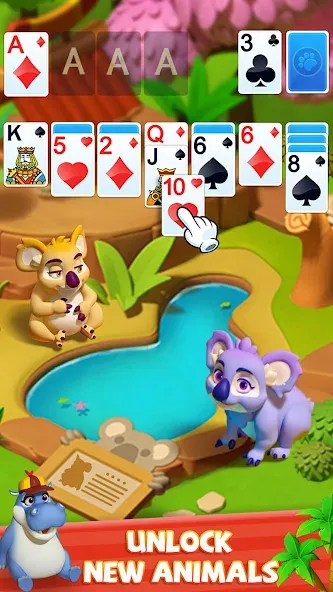 Solitaire - Wild Park [МОД Меню] APK Android Screenshot 5