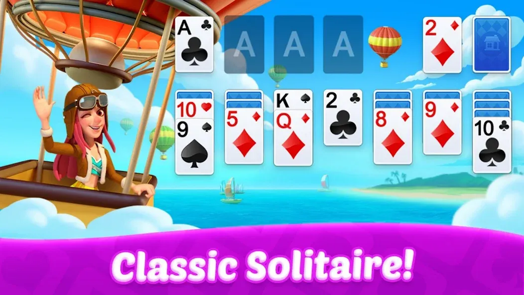 Solitaire: Card Games [МОД Бесконечные монеты] APK Android Screenshot 2