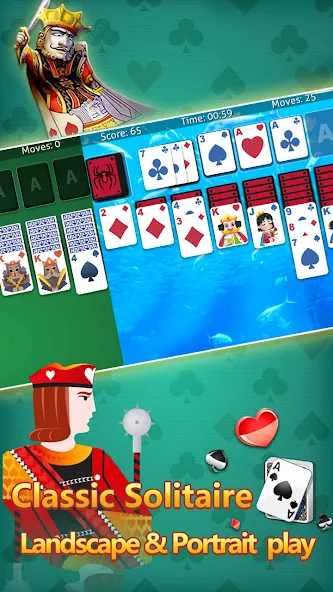 klondike solitaire :card shark [МОД Меню] APK Android Screenshot 2