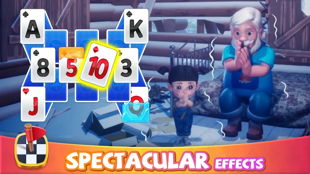 Solitaire Good Times (Солитер Гуд Таймс) [МОД Все открыто] APK Android Screenshot 1