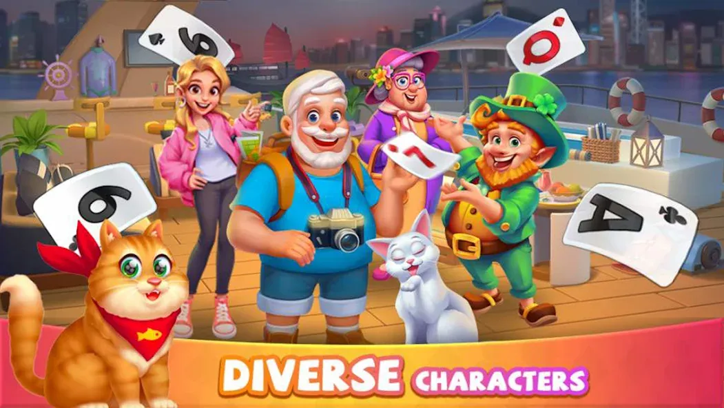 Solitaire Good Times (Солитер Гуд Таймс) [МОД Все открыто] APK Android Screenshot 5