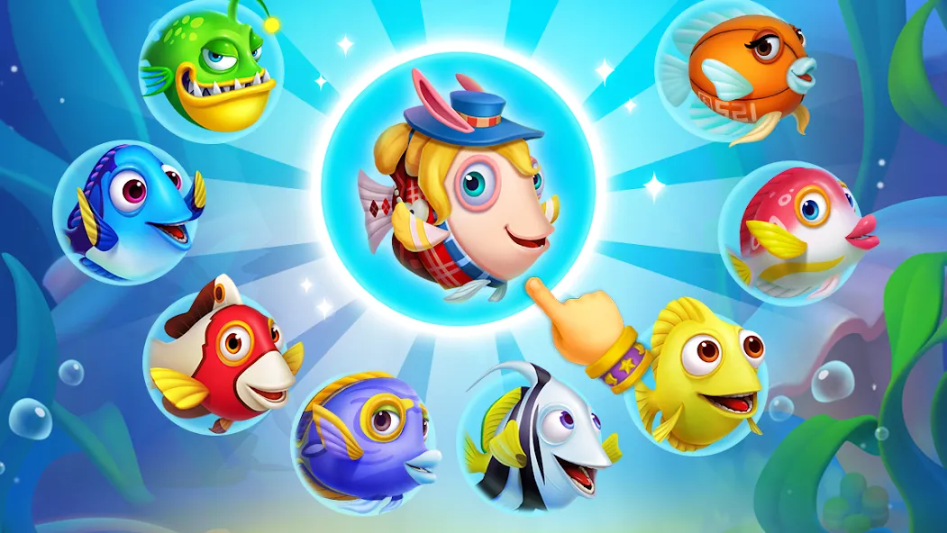 Solitaire TriPeaks Fish (Солитер ТриПикс Рыбка) [МОД Меню] APK Android Screenshot 4