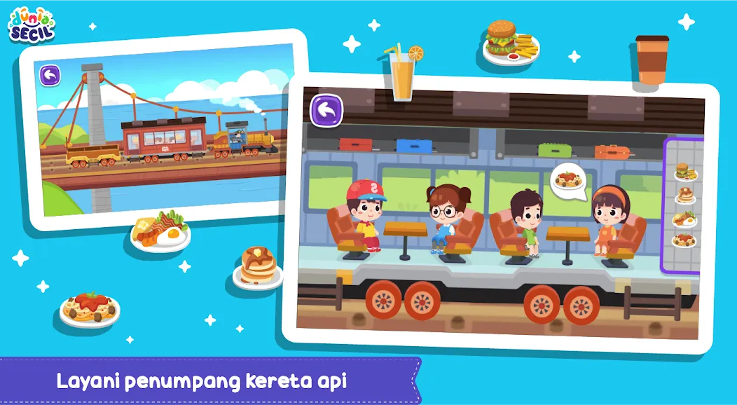 Kereta Api Dunia Secil (Керета Апи Дуниа Сесил) [МОД Бесконечные монеты] APK Android Screenshot 4