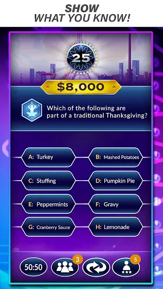 Official Millionaire Game [МОД Меню] APK Android Screenshot 1
