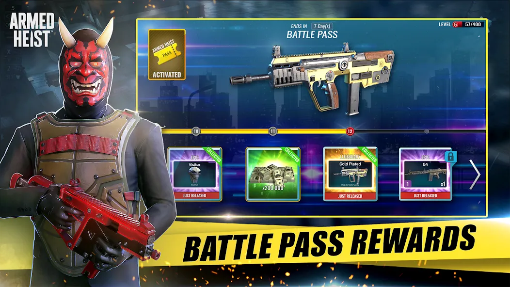 Armed Heist: Shooting gun game (Армед Хейст) [МОД Меню] APK Android Screenshot 4