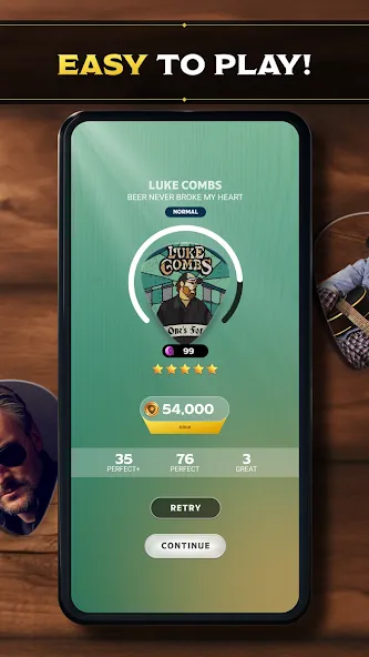 Country Star: Music Game (кантри стар) [МОД Бесконечные монеты] APK Android Screenshot 5