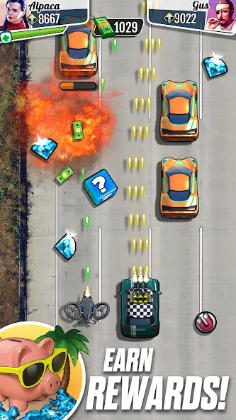 Fastlane: Road to Revenge (Фастлейн) [МОД Все открыто] APK Android Screenshot 2