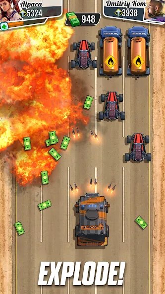 Fastlane: Road to Revenge (Фастлейн) [МОД Все открыто] APK Android Screenshot 4