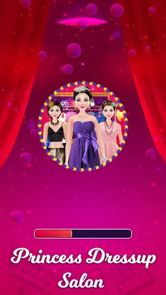 Princess Makeup Dressup Salon (Принцесса Мейкап Дрессап Салон) [МОД Premium] APK Android Screenshot 1