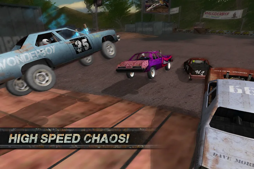 Demolition Derby: Crash Racing (Демолиция Дерби) [МОД Бесконечные монеты] APK Android Screenshot 4