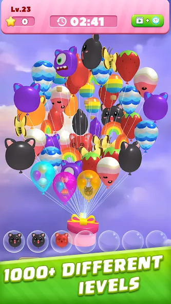 Bubble Burst：Match 3D [МОД Бесконечные монеты] APK Android Screenshot 1