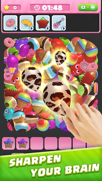 Bubble Burst：Match 3D [МОД Бесконечные монеты] APK Android Screenshot 3
