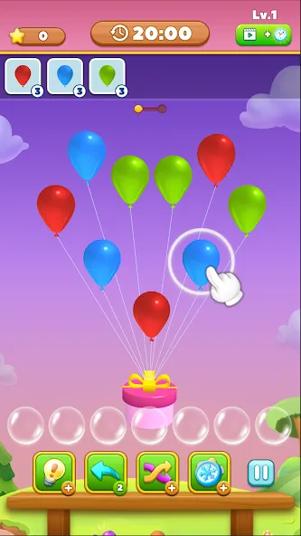 Match Triple Balloon (Матч Тройной Шарик) [МОД Mega Pack] APK Android Screenshot 4