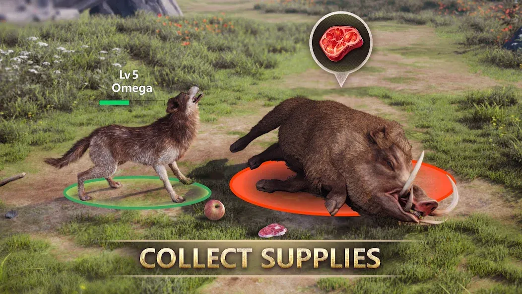 Wolf Game: Wild Animal Wars (Вулф Гейм) [МОД Unlocked] APK Android Screenshot 2