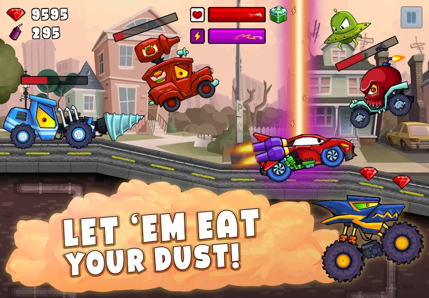 Car Eats Car 2 - Racing Game (Кар Еатс Кар 2) [МОД Бесконечные монеты] APK Android Screenshot 3