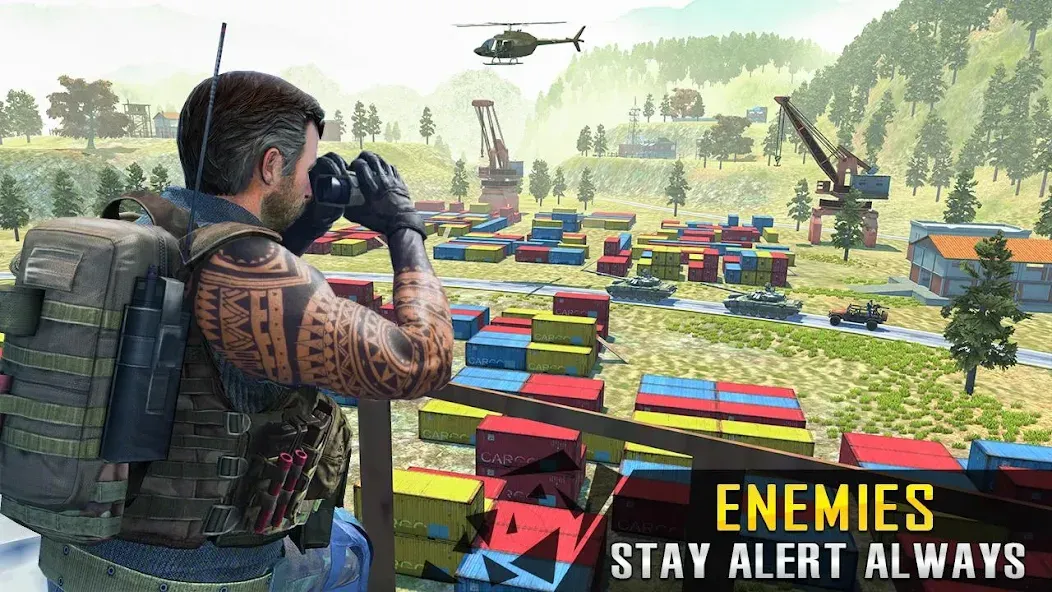 Commando War Army Game Offline [МОД Меню] APK Android Screenshot 2