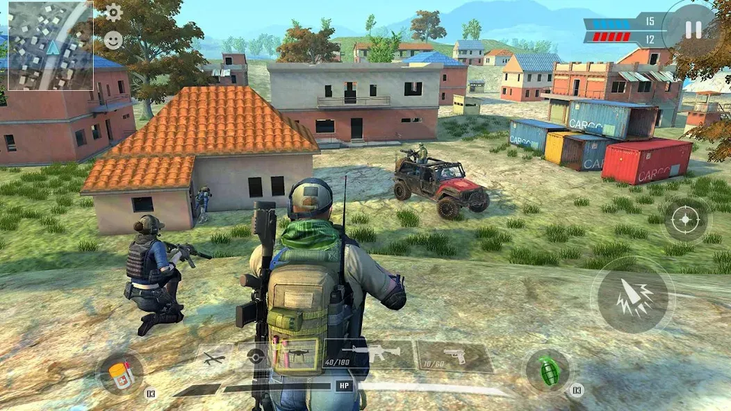 Commando War Army Game Offline [МОД Меню] APK Android Screenshot 3