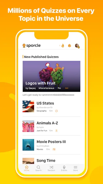 Sporcle (Споркл) [МОД Premium] APK Android Screenshot 1