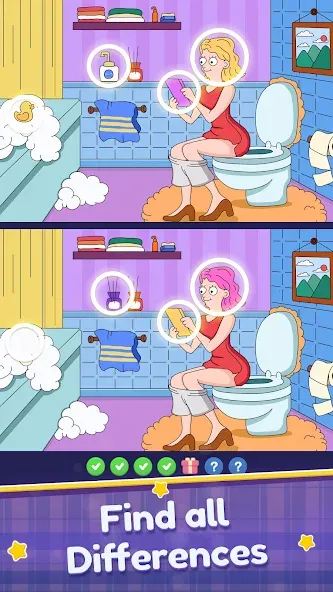 Find Differences: Spot Fun [МОД Много денег] APK Android Screenshot 1