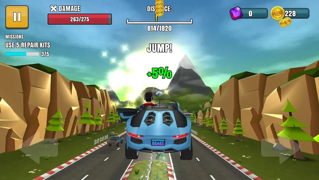 Faily Brakes 2: Car Crash Game (Фэйли Брейкс 2) [МОД Бесконечные монеты] APK Android Screenshot 4