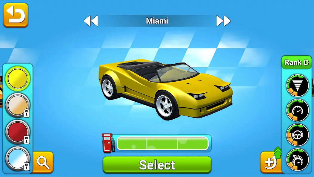 Rev Heads Rally (Рев Хедс Ралли) [МОД Меню] APK Android Screenshot 2