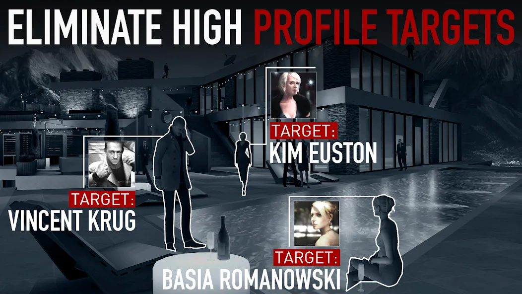 Hitman Sniper (Хитмэн) [МОД Много денег] APK Android Screenshot 2