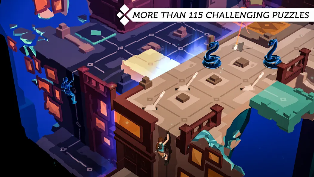 Lara Croft GO (Лара Крофт ГО) [МОД Mega Pack] APK Android Screenshot 1