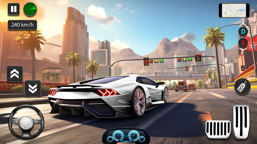 GT Car Stunt : Ramp Car Stunts (ДжиТи Кар Стант) [МОД Mega Pack] APK Android Screenshot 3