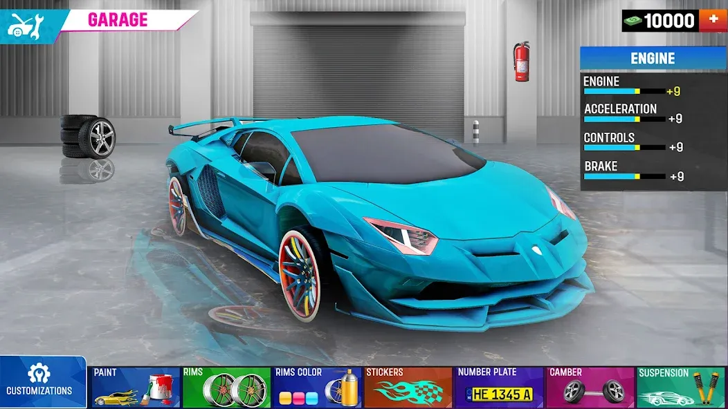 GT Car Stunt : Ramp Car Stunts (ДжиТи Кар Стант) [МОД Mega Pack] APK Android Screenshot 4