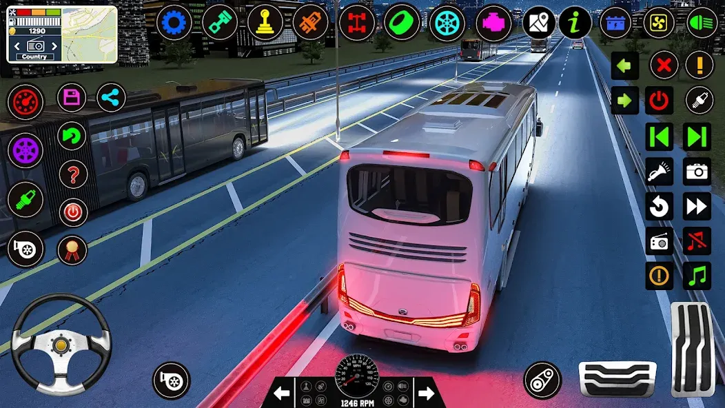 Bus Driving Games 3D: Bus Game [МОД Все открыто] APK Android Screenshot 1