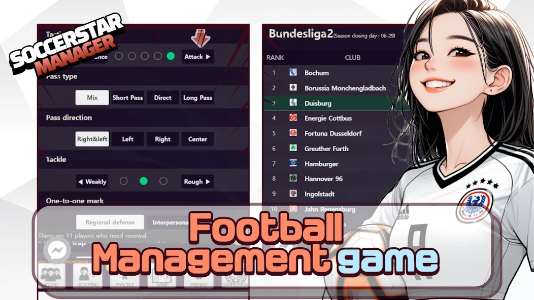SSM - Football Manager Game (ССМ) [МОД Premium] APK Android Screenshot 1