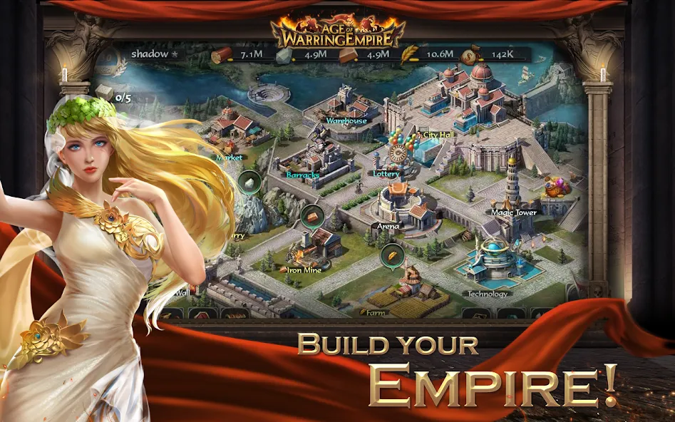 Age of Warring Empire (Эйдж оф Варринг Импайр) [МОД Premium] APK Android Screenshot 2