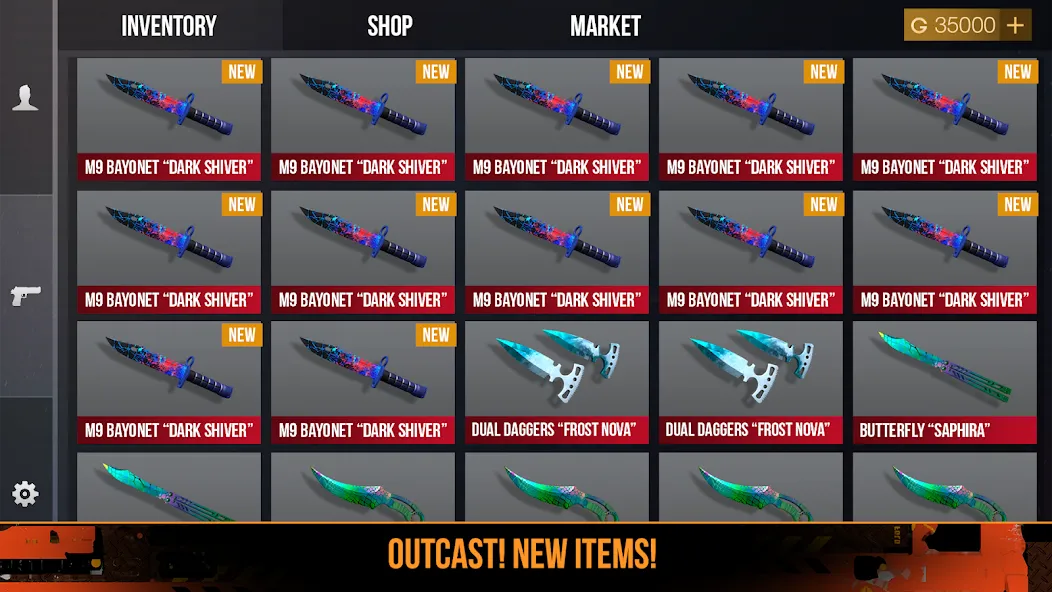 Case Opener: Skins Simulator [МОД Unlocked] APK Android Screenshot 2