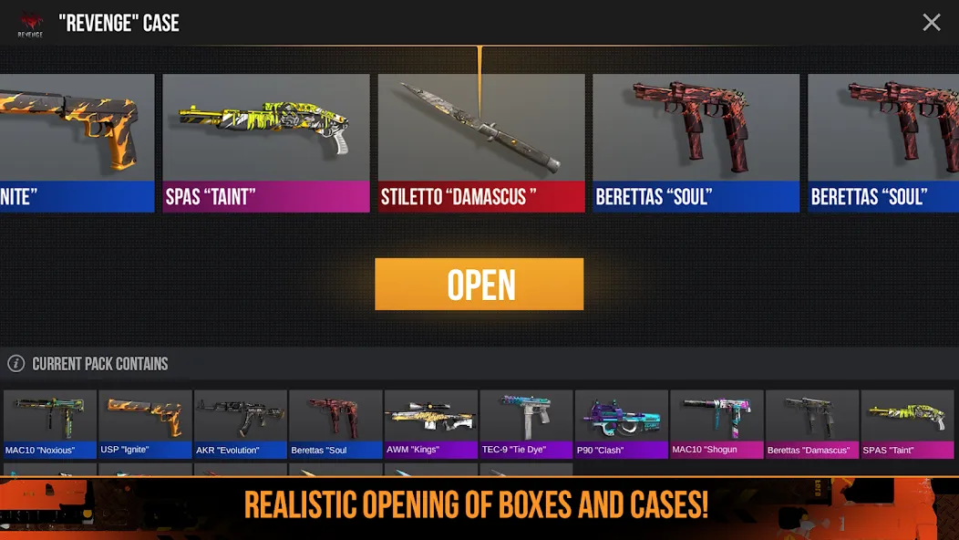 Case Opener: Skins Simulator [МОД Unlocked] APK Android Screenshot 5