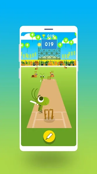 Cric Game - Doodle Cricket (Крик Гейм) [МОД Mega Pack] APK Android Screenshot 1